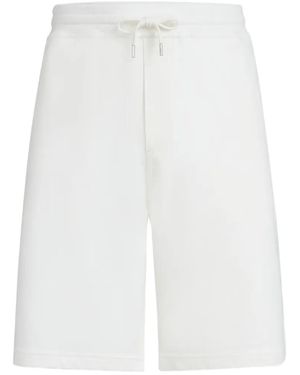 Brunello Cucinelli Techno Cotton French-Terry Bermuda Shorts - White