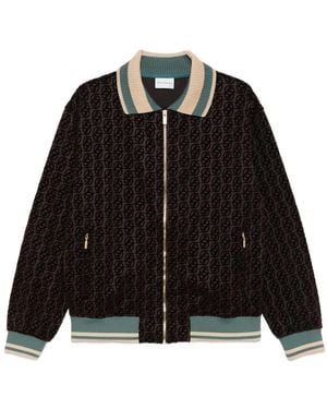 Drole de Monsieur Zip-Up Sweatshirt - Black