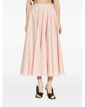 Givenchy Falda Con Logo Bordado - Rosa