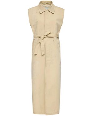 MM6 by Maison Margiela Double Breasted Waistcoat - Natural
