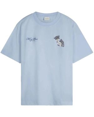 Filling Pieces Broken Plate T-Shirt - Blue