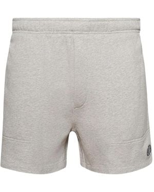 Bode Side-Straipe Track Shorts - Grey