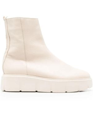 Högl Botas con plataforma y cremallera - Neutro
