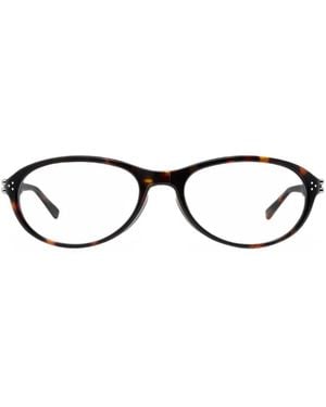 Gentle Monster Harv Oval-Frame Glasses - Black