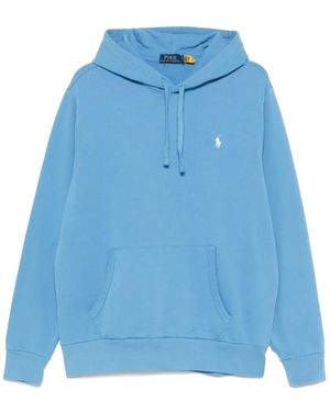 Polo Ralph Lauren Polo Pony-Embroidered Hoodie - Blue