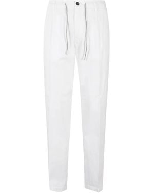 Eleventy Straight-Leg Trousers - White