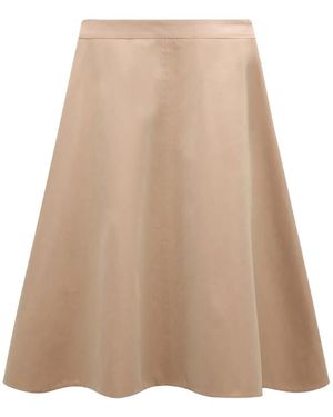 Dorothee Schumacher Belted A-Line Midi Skirt - Natural
