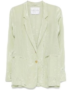 forte_forte Crinkled Blazer - Green