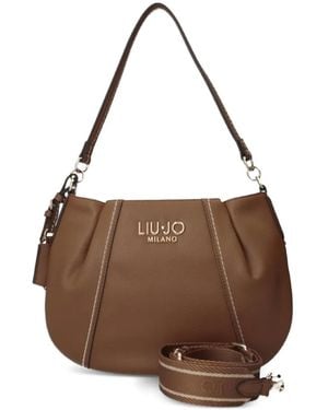 Liu Jo Logo Shoulder Bag - Brown