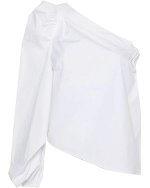 Dorothee Schumacher Blusa Power Asimmetrica - Bianco