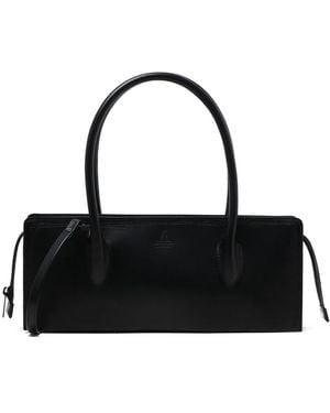 Y's Yohji Yamamoto Leather Shoulder Bag - Black