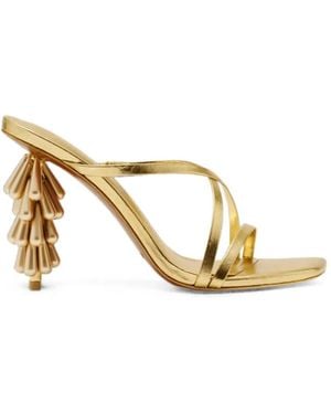 Cult Gaia Sage Sandals - Metallic