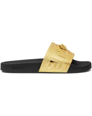 Versace La Medusa Pantoletten - Mettallic