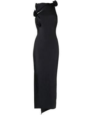 Coperni Flower Gown - Black