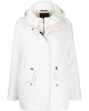 Moorer Zermatt-Le Parka Coat - White