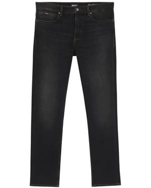 BOSS Delaware Slim-Fit Jeans - Black