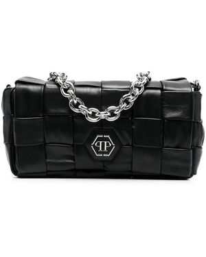 Philipp Plein Hexagon Medium Shoulder Bag - Black