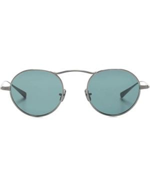 Eyevan 7285 Round-Frame Sunglasses - Blue