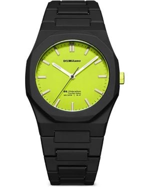 D1 Milano Polycarbon Spectrum Shift Armbanduhr 40,5Mm - Gelb