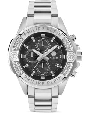 Philipp Plein The Skull Chrono 44Mm Watch - Gray