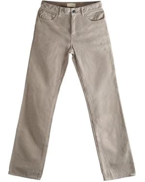 The Row Corduroy-Effect Pocket Pants - Gray