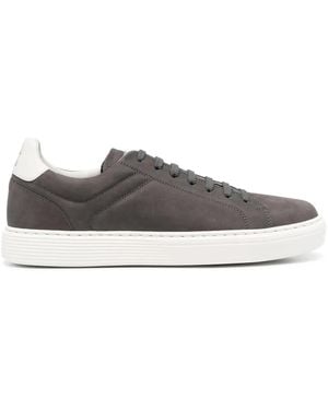 Brunello Cucinelli Suede Leather Trainers - Grey