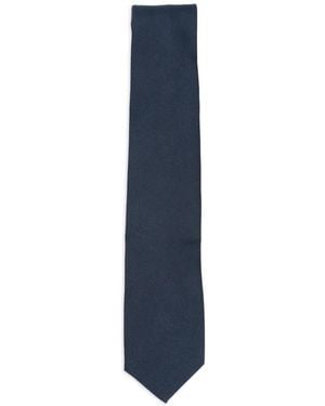 Barba Napoli Cravate À Design Tissé - Blue