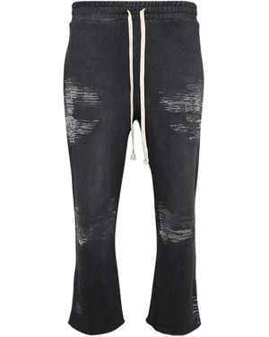 RRR123 Drawstring Track Trousers - Blue