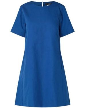 Weekend by Maxmara Short-Sleeve Mini Dress - Blue
