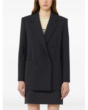 Weekend by Maxmara Eloce Double-Breasted Blazer - Black