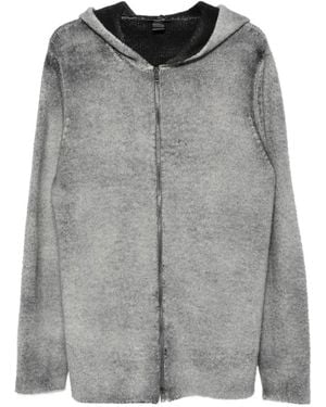 Avant Toi Zip-Up Jumper - Grey