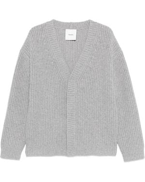 Nanushka Cardigan En Laine Mélangée - Gris