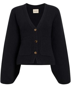 KHAITE Cashmere Lilou Cardigan in Pink | Lyst