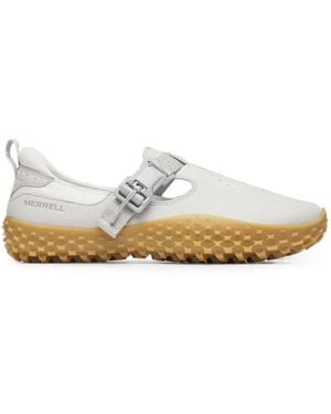 Merrell Wrapt Buckle Nubuck Trainers - White