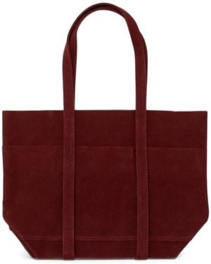 Amiacalva Washed Canvas Tote Bag - Red