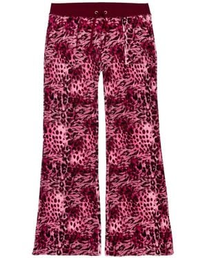 Juicy Couture Pantalones De Chándal Juicy Cheetah - Rojo