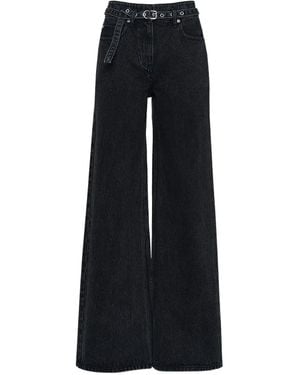 3.1 Phillip Lim Jeans Met Wijde Pijpen - Zwart