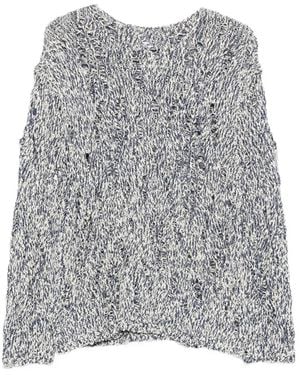 Amaranto Distressed-Effect Sweater - Grey