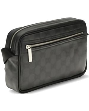 Gucci Essence Classic Gg-Pattern Shoulder Bag - Black