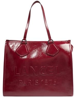 Lancel L Zip Tote Bag - Red