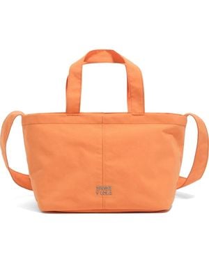 Bimba Y Lola Logo-Plaque Knot-Detail Crossbody-Bag - Orange