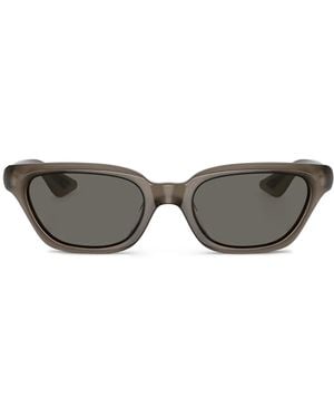 Oliver Peoples Occhiali Da Sole Squadrati X Khaite - Grigio