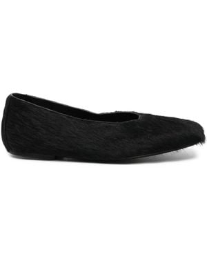 Rick Owens Ballerinas Aus Leder - Schwarz