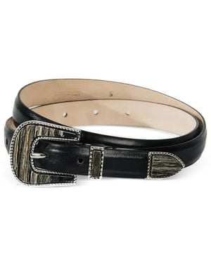 DEHANCHE Travertine Belt - Black