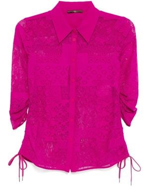 High Camicia Pronounce - Rosa
