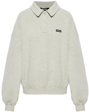 ROTATE BIRGER CHRISTENSEN Logo-Patch Sweater - White