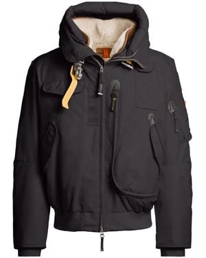 Parajumpers Gobi Hooded Bomber Jacket - Black