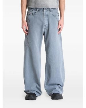DIESEL D-Rise Distressed-Effect Jeans - Blue