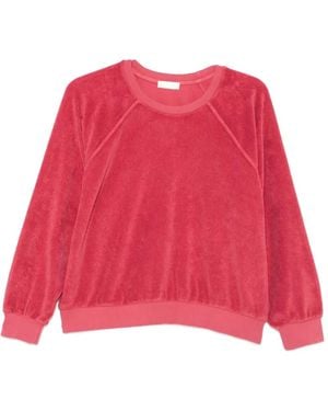 Suzie Kondi Terry-Effect Sweatshirt - Red