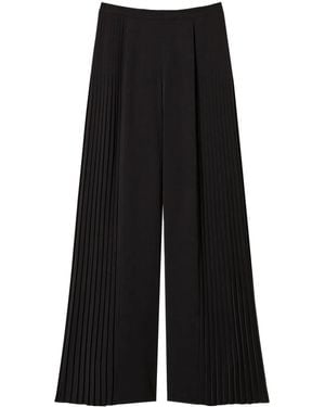 Twinset Pleated Palazzo Trousers - Black